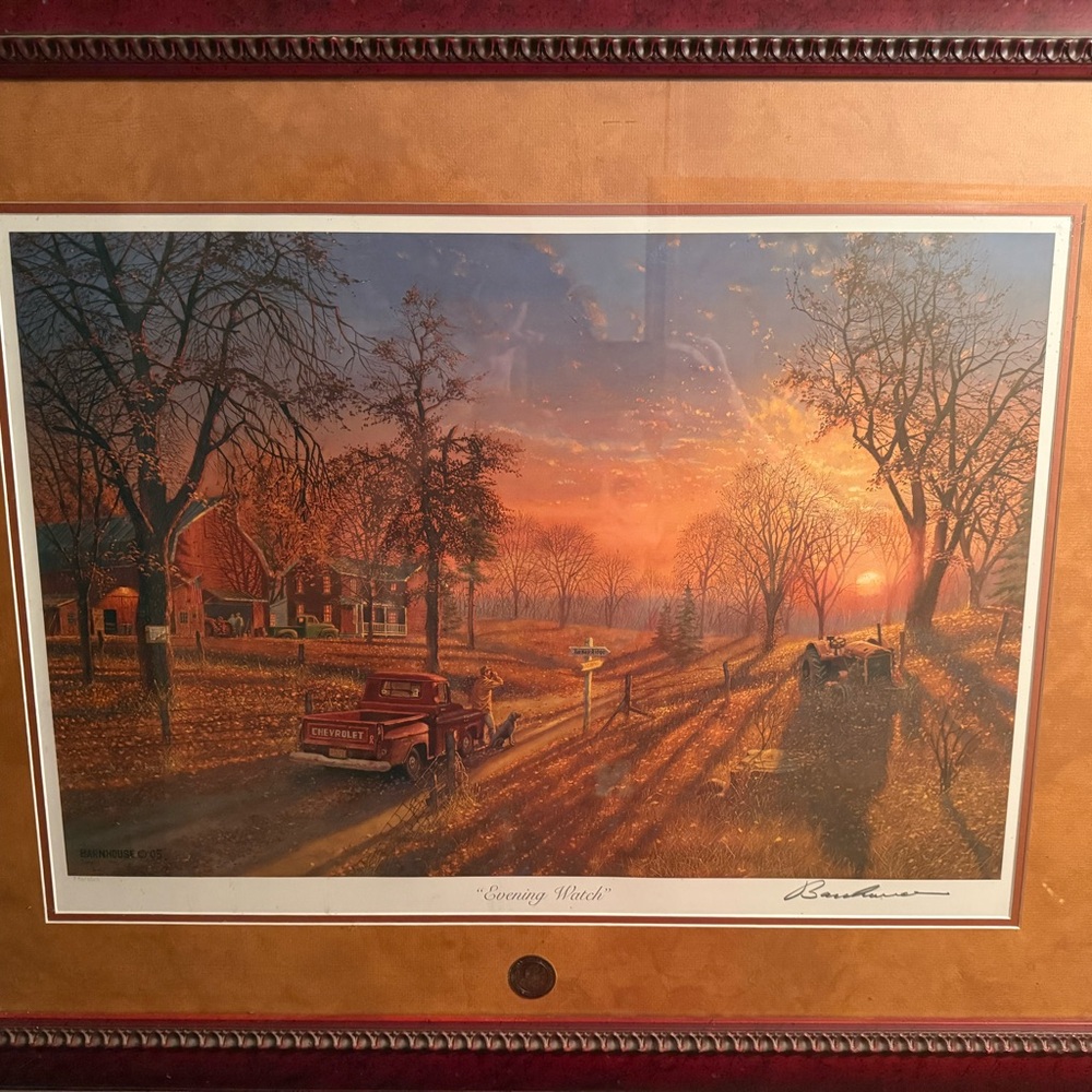 Evening Watch by Dave Barnhouse.  National Wild Turkey Foundation print.